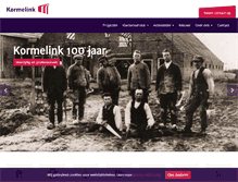 Tablet Screenshot of kormelinkbouw.nl